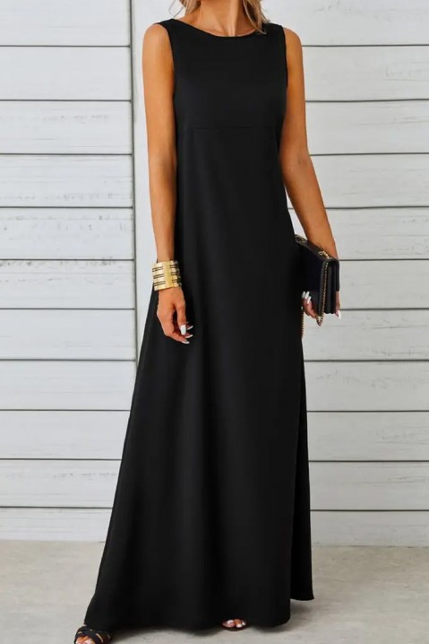 Фустан AGNELFA BLACK, Боја: црна, IVET.MK - Твојата онлајн продавница