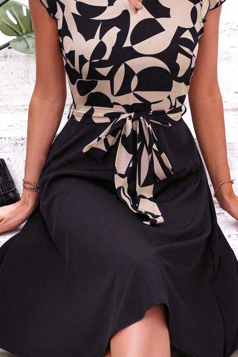 Фустан MENTOLFA, Боја: црна, IVET.MK - Твојата онлајн продавница