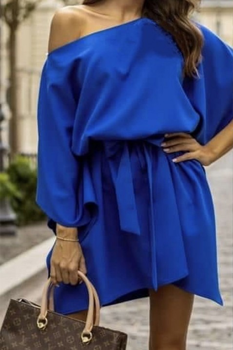 Фустан LARIONA BLUE, Боја: сина, IVET.MK - Твојата онлајн продавница