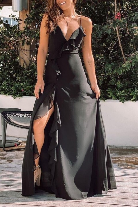 Фустан MOLELONA, Боја: црна, IVET.MK - Твојата онлајн продавница