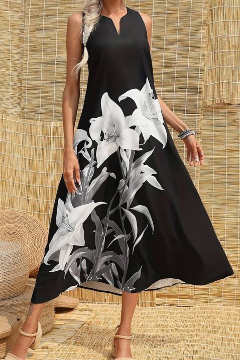 Фустан DREATIFA, Боја: црна, IVET.MK - Твојата онлајн продавница