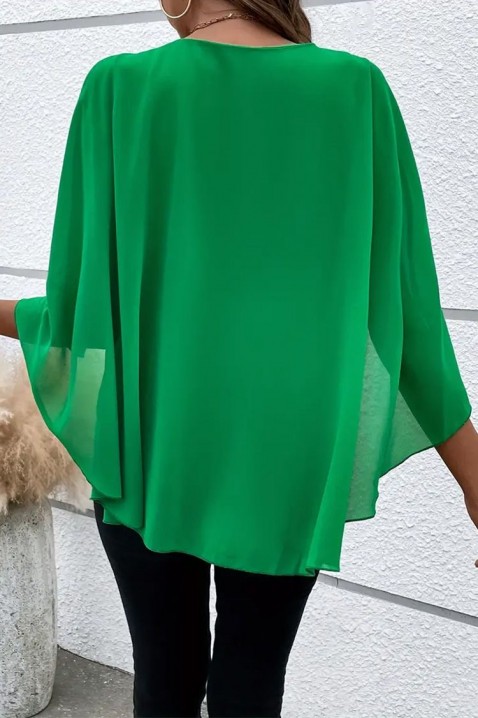 Женска блуза ELDENTA GREEN, Боја: зелена, IVET.MK - Твојата онлајн продавница