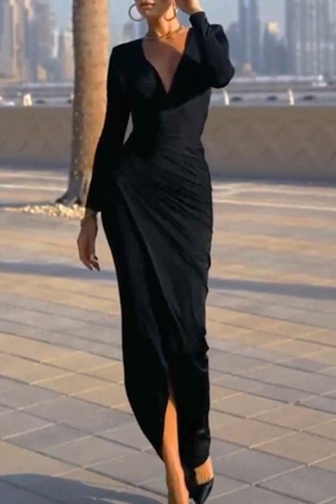 Фустан LAFENVA, Боја: црна, IVET.MK - Твојата онлајн продавница