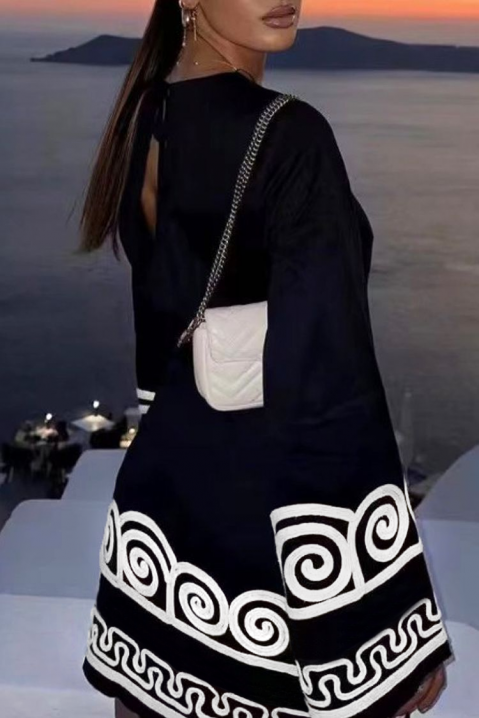 Фустан ROPELNA, Боја: црна, IVET.MK - Твојата онлајн продавница