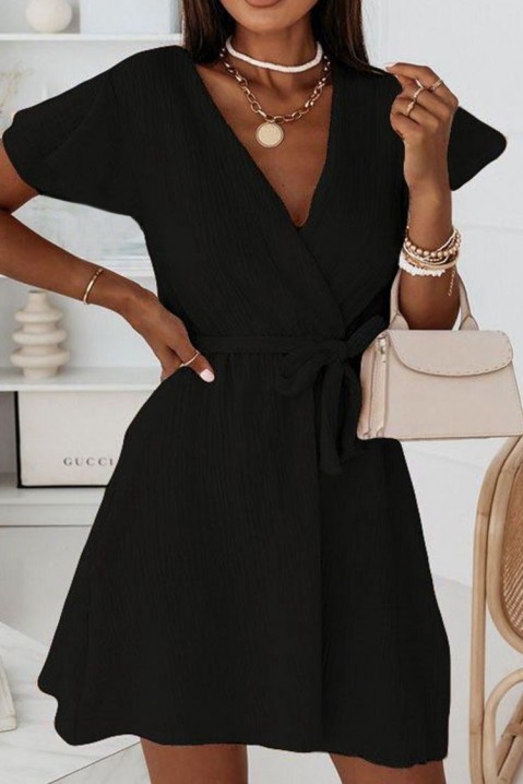 Фустан LORSETA BLACK, Боја: црна, IVET.MK - Твојата онлајн продавница