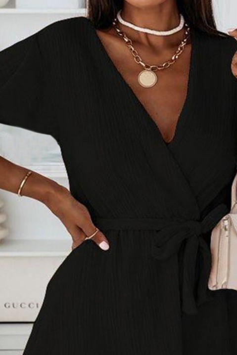 Фустан LORSETA BLACK, Боја: црна, IVET.MK - Твојата онлајн продавница