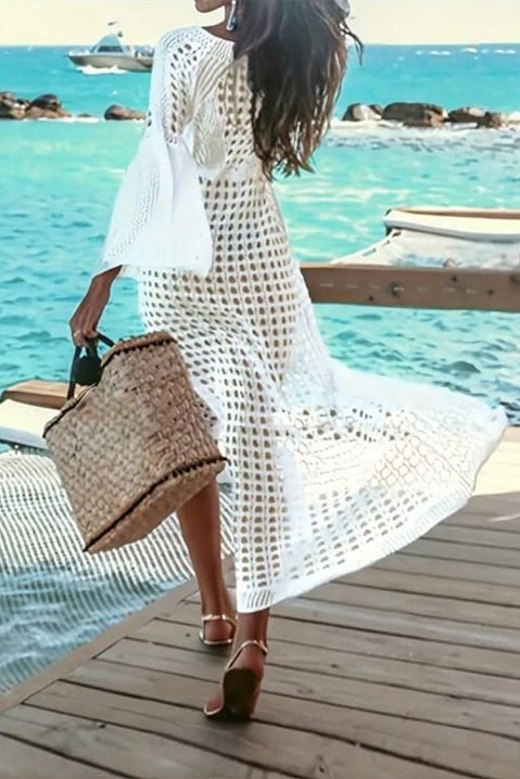 Фустан за плажа HIPERLA, Боја: бела, IVET.MK - Твојата онлајн продавница