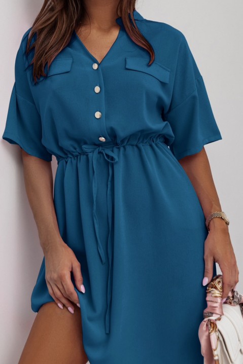 Фустан BLENIRFA BLUE, Боја: сина, IVET.MK - Твојата онлајн продавница