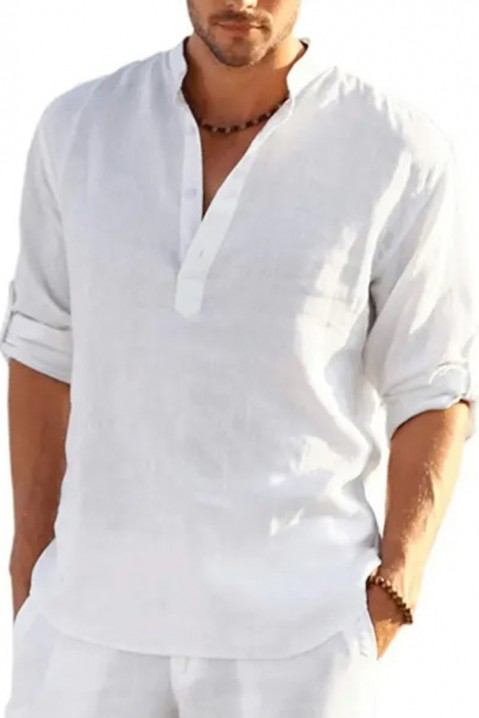 Машка кошула RENFILDO WHITE, Боја: бела, IVET.MK - Твојата онлајн продавница