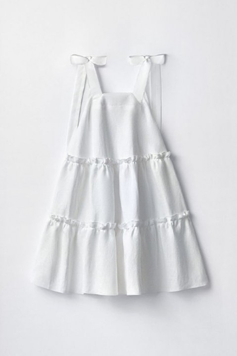 Детски фустан SONSILDA WHITE, Боја: бела, IVET.MK - Твојата онлајн продавница