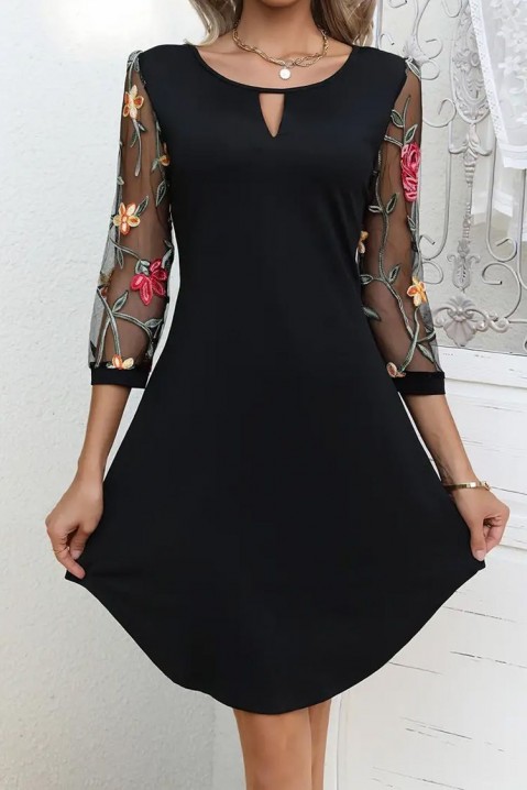 Фустан BIRVEDA, Боја: црна, IVET.MK - Твојата онлајн продавница