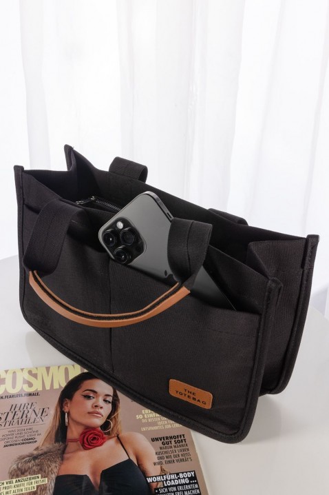 Женска чанта TEROLDA BLACK, Боја: црна, IVET.MK - Твојата онлајн продавница