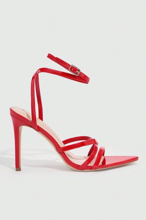 Женски чевли LALINTA, Боја: црвена, IVET.MK - Твојата онлајн продавница