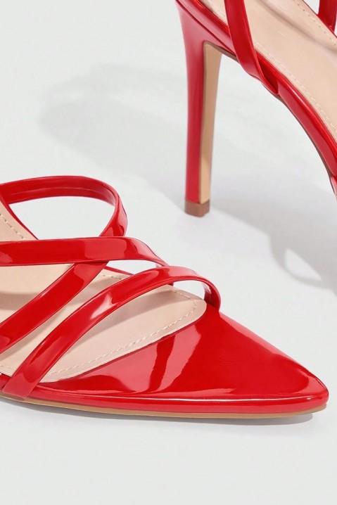 Женски чевли LALINTA, Боја: црвена, IVET.MK - Твојата онлајн продавница