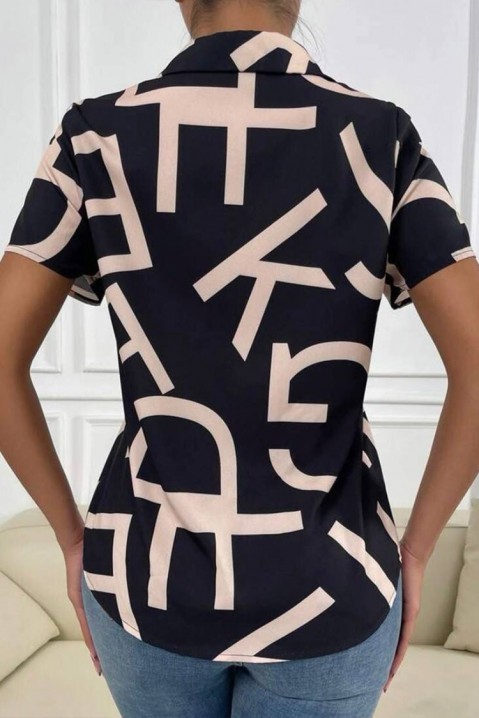 Женска кошула SILMEFA, Боја: црна, IVET.MK - Твојата онлајн продавница