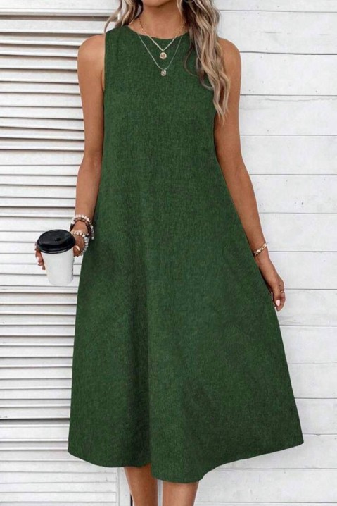 Фустан METRILZA GREEN, Боја: зелена, IVET.MK - Твојата онлајн продавница