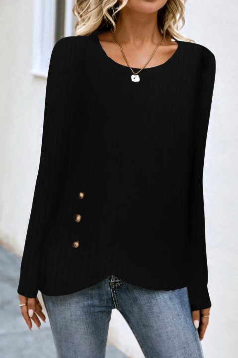 Женска блуза PIROLZA BLACK, Боја: црна, IVET.MK - Твојата онлајн продавница