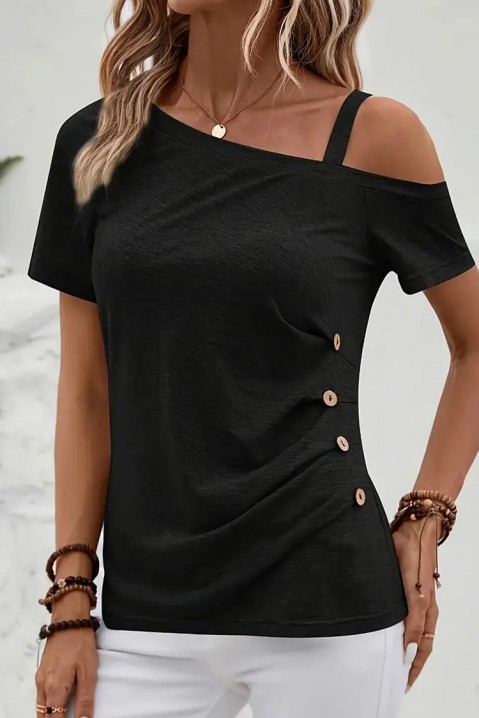 Женска блуза REZIMOLDA BLACK, Боја: црна, IVET.MK - Твојата онлајн продавница