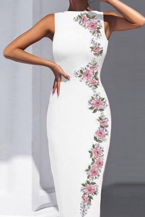 Фустан REGONZA, Боја: бела, IVET.MK - Твојата онлајн продавница