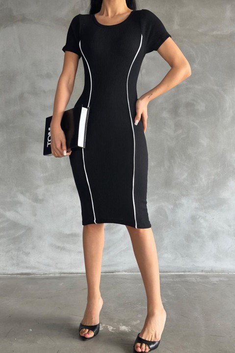 Фустан FIELSARA, Боја: црна, IVET.MK - Твојата онлајн продавница