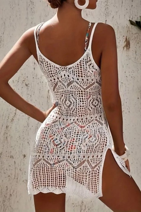 Фустан за плажа FOERMELDA, Боја: бела, IVET.MK - Твојата онлајн продавница
