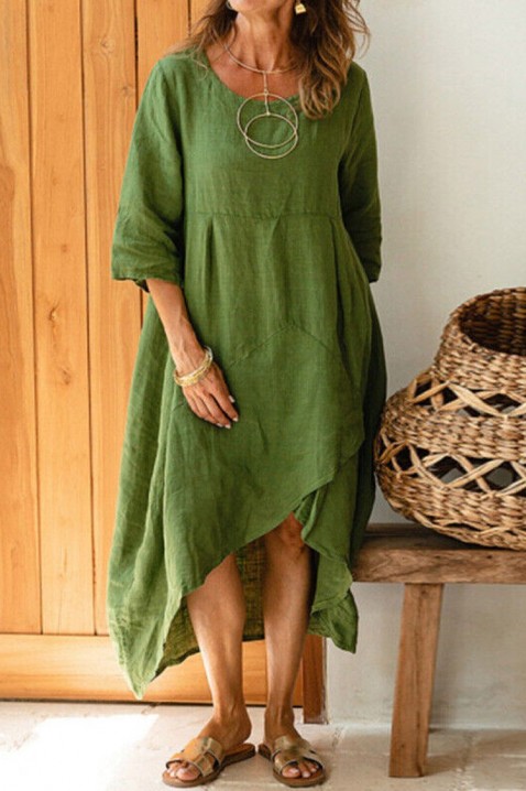 Фустан FLOMEASA GREEN, Боја: зелена, IVET.MK - Твојата онлајн продавница