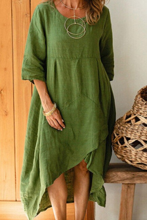 Фустан FLOMEASA GREEN, Боја: зелена, IVET.MK - Твојата онлајн продавница