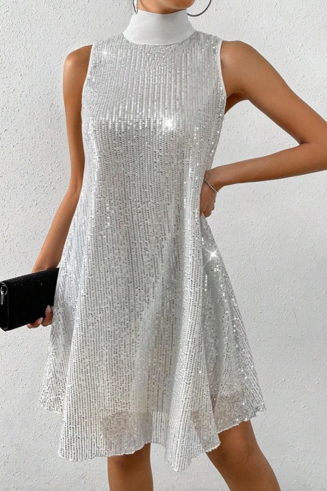Фустан FLOPESIMA, Боја: бела, IVET.MK - Твојата онлајн продавница