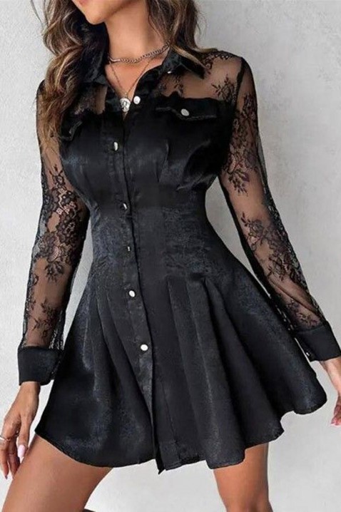 Фустан BREDOLA, Боја: црна, IVET.MK - Твојата онлајн продавница