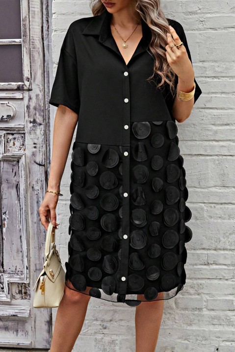 Фустан TAKELMA BLACK, Боја: црна, IVET.MK - Твојата онлајн продавница