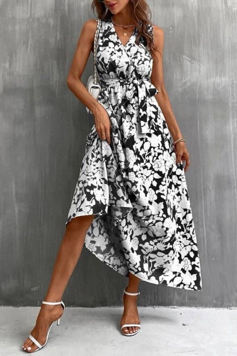 Фустан KASANERA WHITE, Боја: црна и бела, IVET.MK - Твојата онлајн продавница