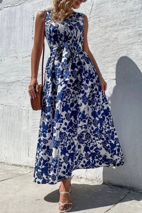 Фустан KASANERA BLUE, Боја: сина и бела, IVET.MK - Твојата онлајн продавница