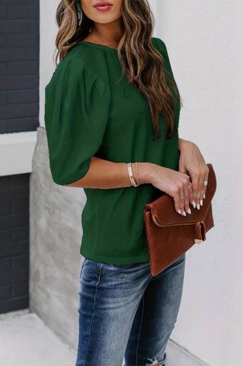Женска блуза FONTARA GREEN, Боја: зелена, IVET.MK - Твојата онлајн продавница
