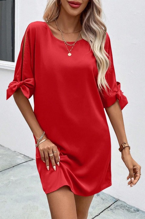 Фустан BENDIDA RED, Боја: црвена, IVET.MK - Твојата онлајн продавница