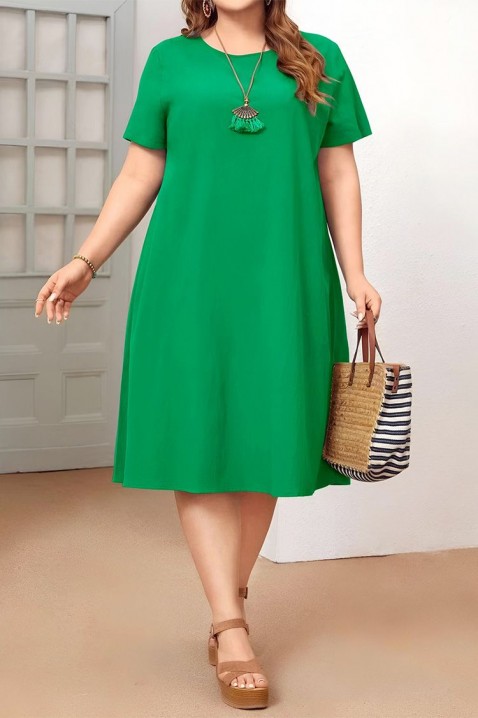 Фустан FRAHEVA GREEN, Боја: зелена, IVET.MK - Твојата онлајн продавница