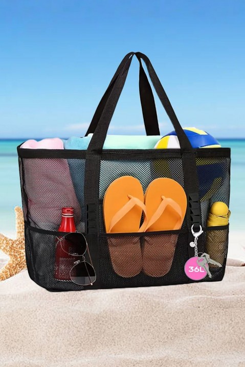 Чанта за плажа ELEGADA, Боја: црна, IVET.MK - Твојата онлајн продавница