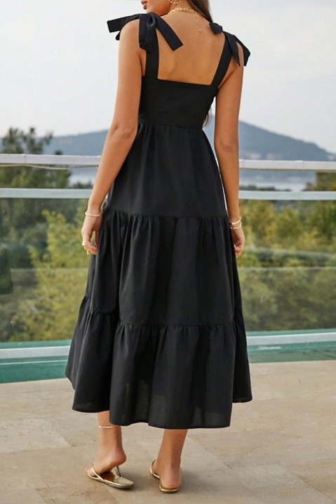 Фустан VERETINA, Боја: црна, IVET.MK - Твојата онлајн продавница
