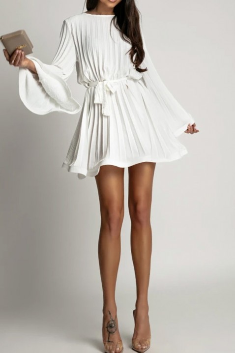 Фустан SEOLZA WHITE, Боја: бела, IVET.MK - Твојата онлајн продавница