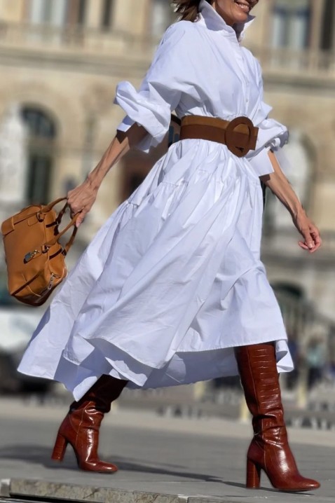 Фустан AMISANA, Боја: бела, IVET.MK - Твојата онлајн продавница