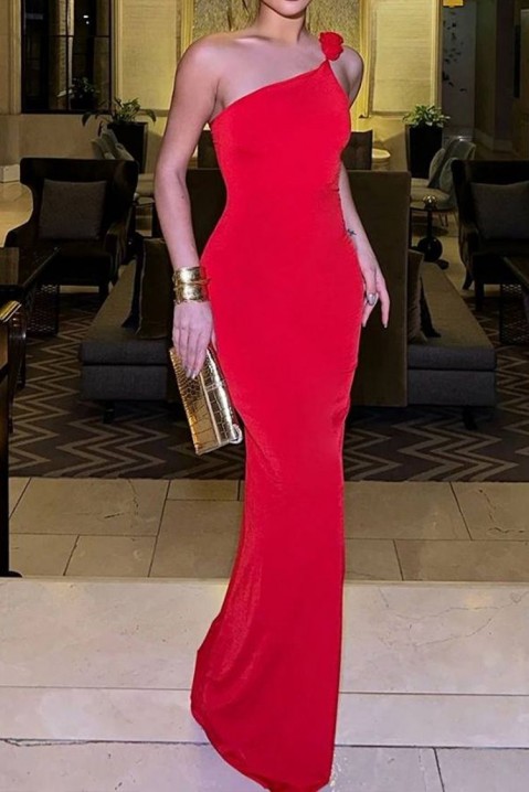 Фустан LONTODA, Боја: црвена, IVET.MK - Твојата онлајн продавница