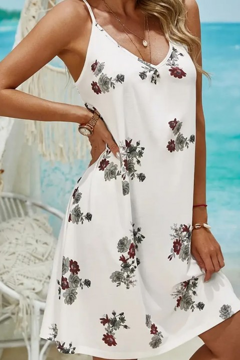 Фустан PIELMOZA, Боја: бела, IVET.MK - Твојата онлајн продавница