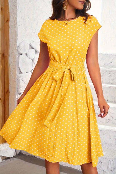 Фустан TRINOLSA YELLOW, Боја: жолта, IVET.MK - Твојата онлајн продавница