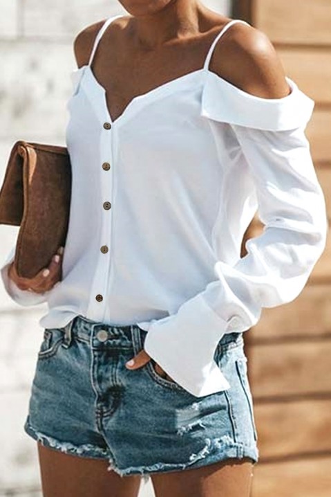 Женска кошула LOMIRDA WHITE, Боја: бела, IVET.MK - Твојата онлајн продавница