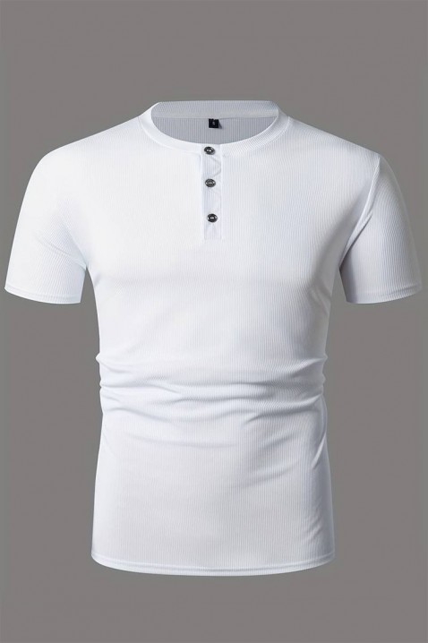 Машка маица BRUNETO WHITE, Боја: бела, IVET.MK - Твојата онлајн продавница