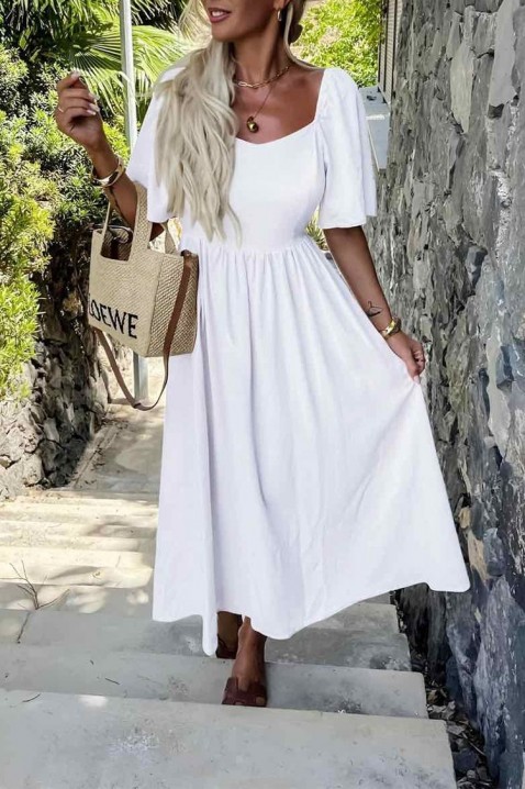 Фустан PERIANA WHITE, Боја: бела, IVET.MK - Твојата онлајн продавница