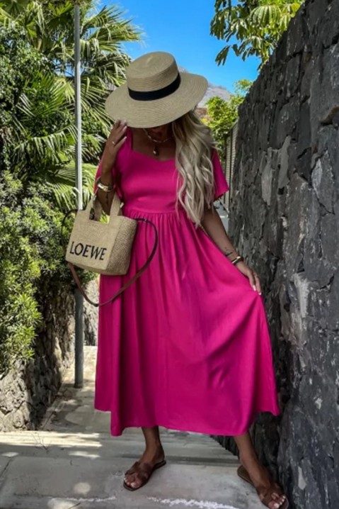 Фустан PERIANA FUCHSIA, Боја: фуксија, IVET.MK - Твојата онлајн продавница