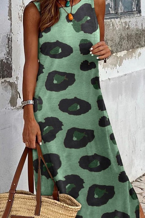 Фустан MEOLIRFA GREEN, Боја: зелена, IVET.MK - Твојата онлајн продавница