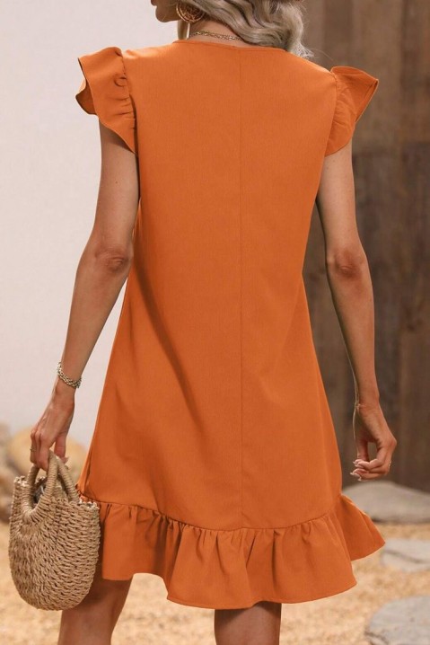 Фустан LOTIANA ORANGE, Боја: портокалова, IVET.MK - Твојата онлајн продавница