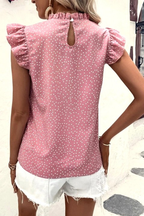 Женска блуза NERMODA, Боја: пудра, IVET.MK - Твојата онлајн продавница