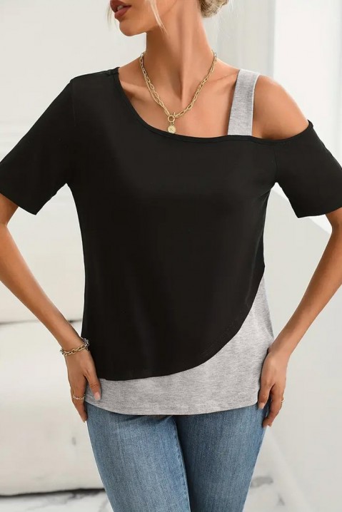 Женска блуза RINOLDEA GREY, Боја: црна, IVET.MK - Твојата онлајн продавница